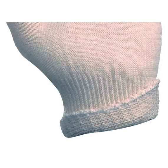 Fehér bélelt pamutkesztyű