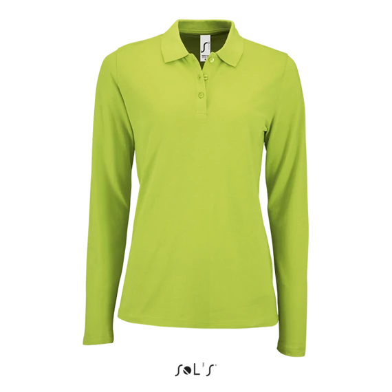 Sol's perfect lsl women - long-sleeve piqué polo shirt