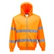 Hi-Vis zippzáros pulóver Orange