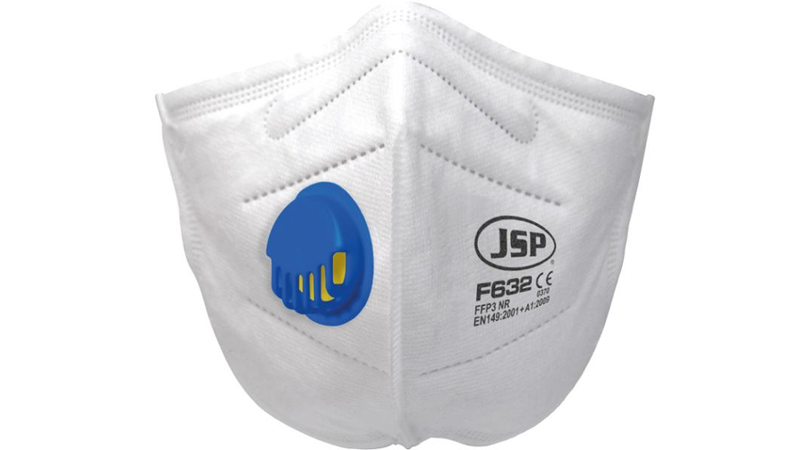 JSP F632 FFP3 szelepes szűrőfélálarc (30db-os doboz)