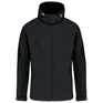 Levehető kapucnis softshell kabát