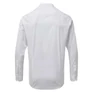 Banded collar 'grandad' long sleeve shirt