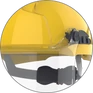 JSP EVOGuard C3-MAX PC arcvédő sisakhoz