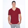 Unisex fine jersey v-nyakú póló