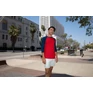 Unisex poly-cotton 3/4 ujjú raglan póló