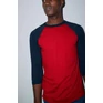 Unisex poly-cotton 3/4 ujjú raglan póló