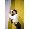 Women's flex fleece crop pullover