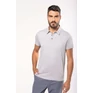 Men's short sleeved jersey polo shirt