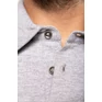 Men's short sleeved jersey polo shirt
