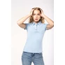 Ladies' short sleeved jersey polo shirt