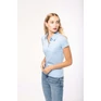 Ladies' short sleeved jersey polo shirt