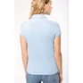 Ladies' short sleeved jersey polo shirt
