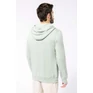 Unisex eco-friendly french terry zipped hooded sweatshirt