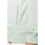 Unisex eco-friendly french terry zipped hooded sweatshirt