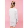 Organic fleece lounge dress