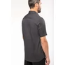 Short-sleeved cotton/elastane shirt