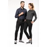 Men's long-sleeved cotton poplin shirt