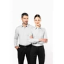 Men's long-sleeved cotton poplin shirt