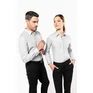 Men's long-sleeved cotton poplin shirt
