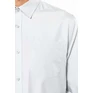 Men's long-sleeved cotton poplin shirt