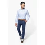Men long-sleeved easy care shirt without pocket