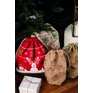 Drawstring bag with christmas patterns