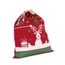 Drawstring bag with christmas patterns