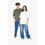 Unisex eco-friendly oversized french terry t-shirt