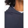 Unisex washed effect oversize hooded sweatshirt