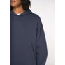 Unisex washed effect oversize hooded sweatshirt