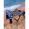 Olima „sailor” beach velour towel
