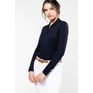 Ladies' long-sleeved supima® polo shirt