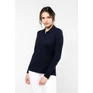 Ladies' long-sleeved supima® polo shirt