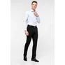 Men's long-sleeved twill shirt
