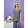 ‘viola' linen-look cut neck beauty tunic