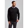 Men's crew neck cotton rich knitted sweater