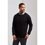Men's crew neck cotton rich knitted sweater